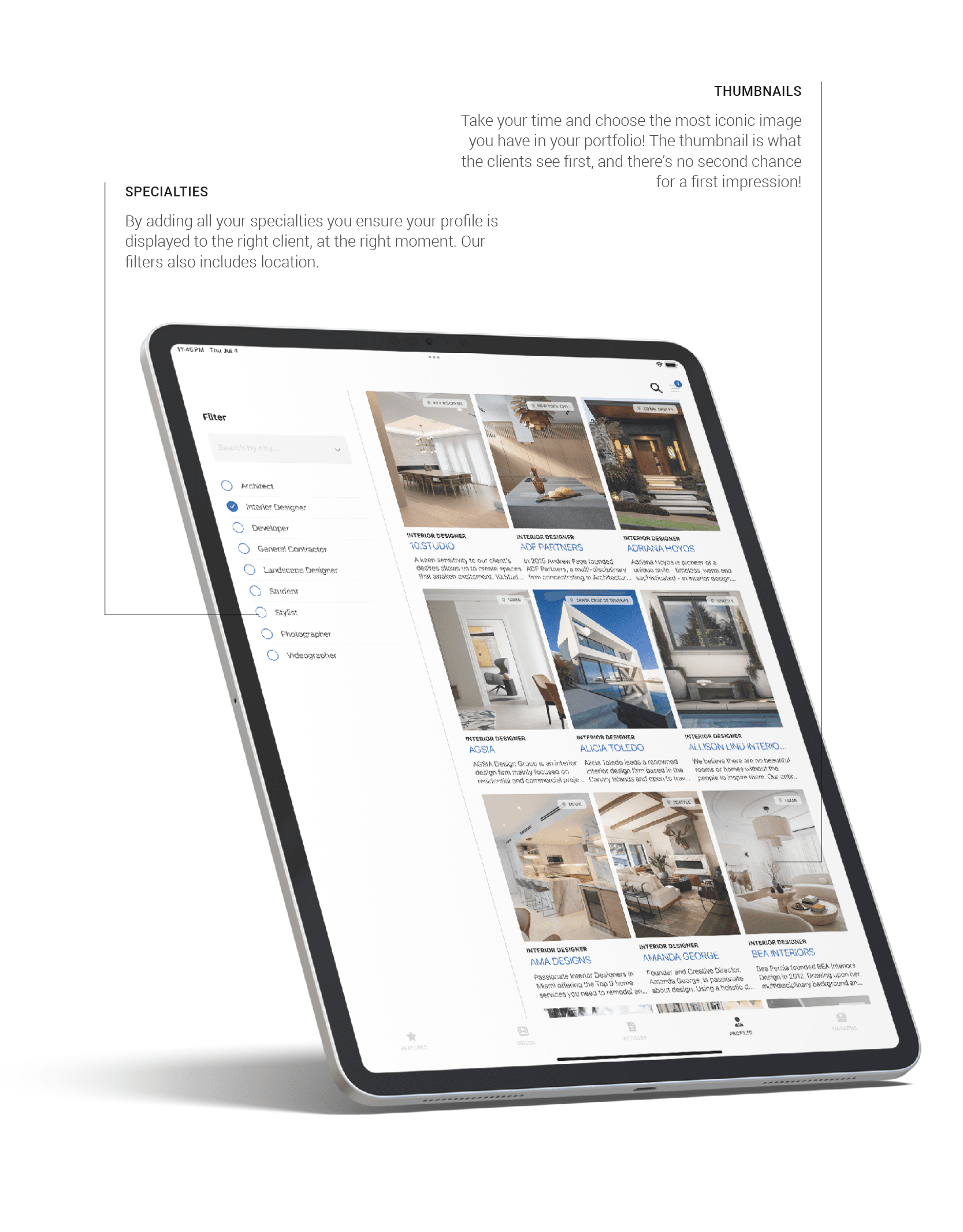 Authority magazine preview on tablet