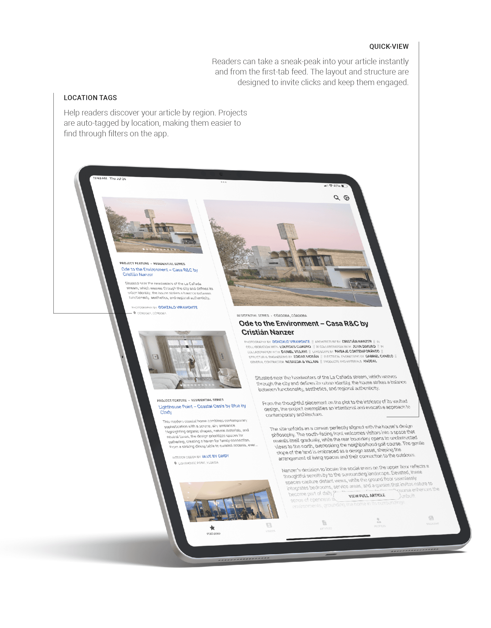 Project Submission iPad